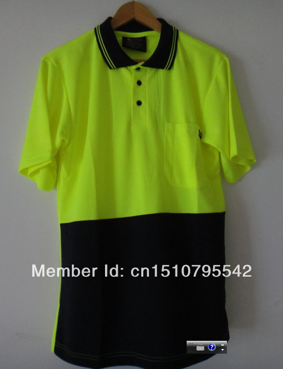 ?Ŭ D      ª Retail, UPF 50 ÷  CompliantEU , AS / NZS, ANSI ǥ/ Class D Hi Vis Safety Polo Shirts Short Sleeve, UPF 50 plus for